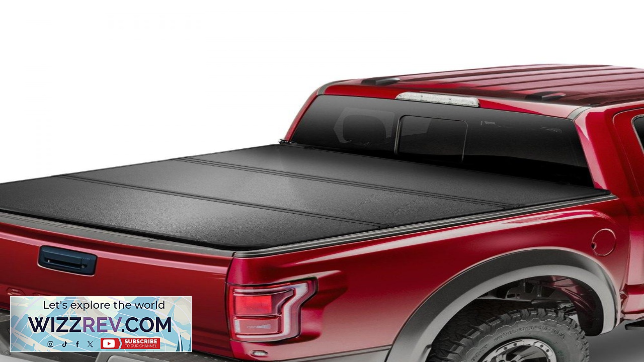 Thumbnail for VEVOR Tri Fold Truck Bed Tonneau Cover Compatible with 2016 2023 Toyota Tacoma 5'