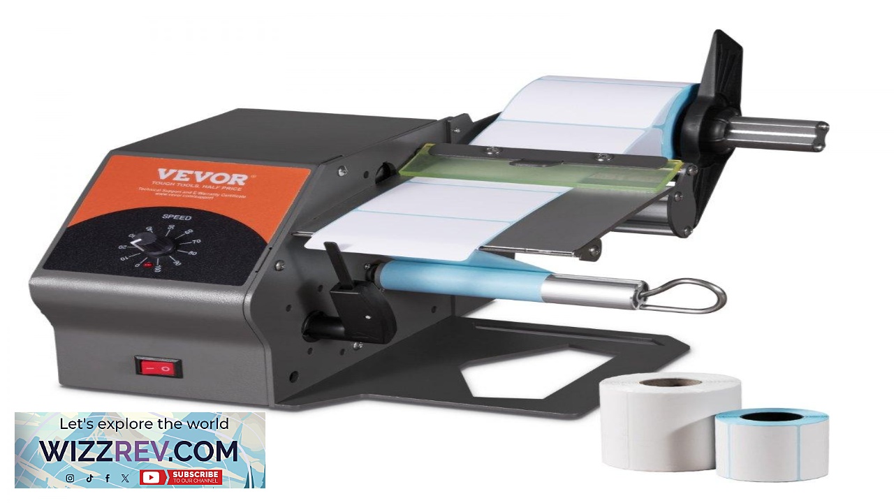 Thumbnail for VEVOR Automatic Label Dispenser Width 0.2" 4.5" 5 115 mm Length 0.2" 5 mm  Automatic