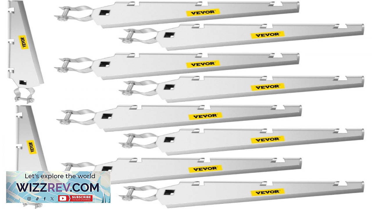 Thumbnail for VEVOR Barbed Wire Arm Set of 10 Extend Arm Barbed Wire