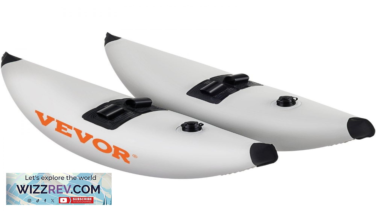 Thumbnail for VEVOR Kayak Outrigger Stabilizers 2 PCS PVC Inflatable Outrigger Float with Sidekick