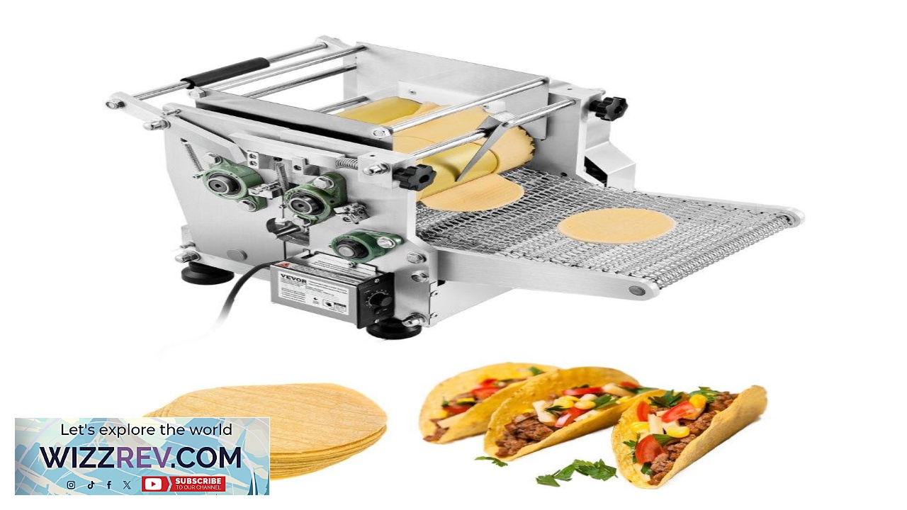 Thumbnail for VEVOR Automatic Tortilla Maker Machine for Home  5.5 Inch