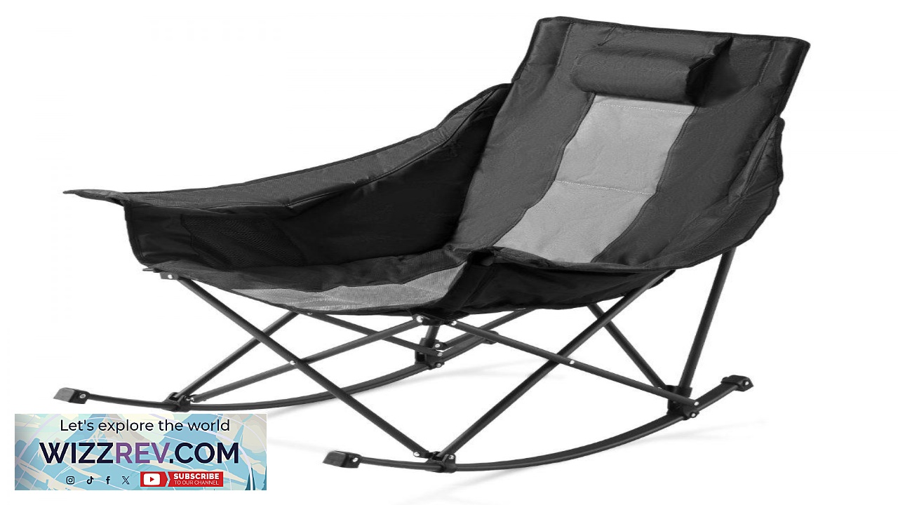 Thumbnail for VEVOR Heated Rocking Camping Chair  2 Zone 225 lbs