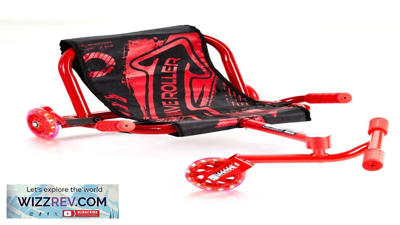 Thumbnail for VEVOR Zig Zag Scooter 132 lbs Side to Side Ride Ages 4+