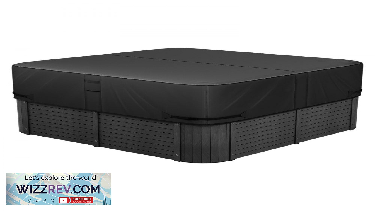 Thumbnail for VEVOR Outdoor Hot Tub Cover  90x90x20 Inch 950N Tearing