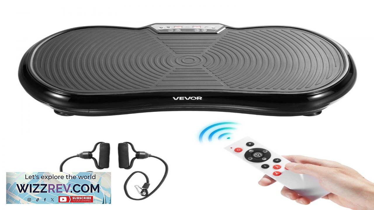 Thumbnail for VEVOR Black Vibration Plate  99 Levels 265 lbs Capacity