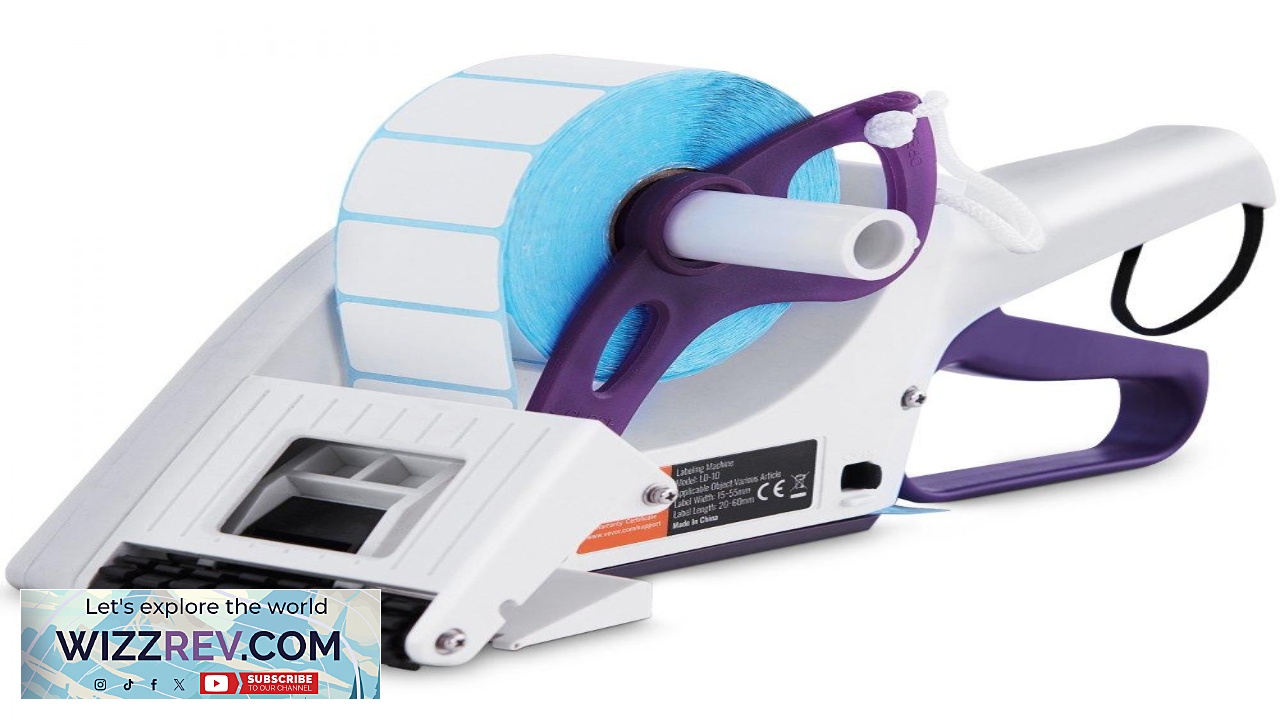 Thumbnail for VEVOR Manual Label Applicator 0.59 2.17 inches Label Width 0.79 2.36 inches Label Length