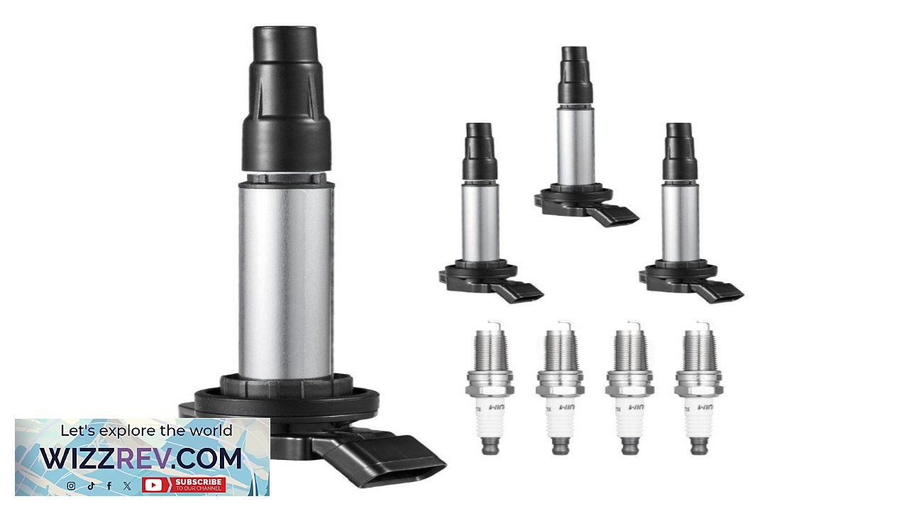 Thumbnail for VEVOR Ignition Coil Pack and Spark Plugs  CT200h 1.8L L4