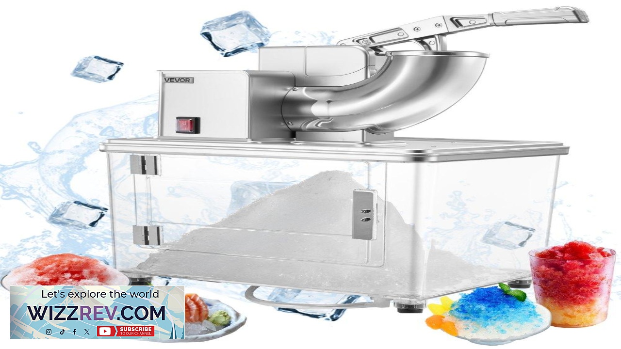 Thumbnail for VEVOR Ice Machine with Crusher  661 lbs h Crushing Capacity