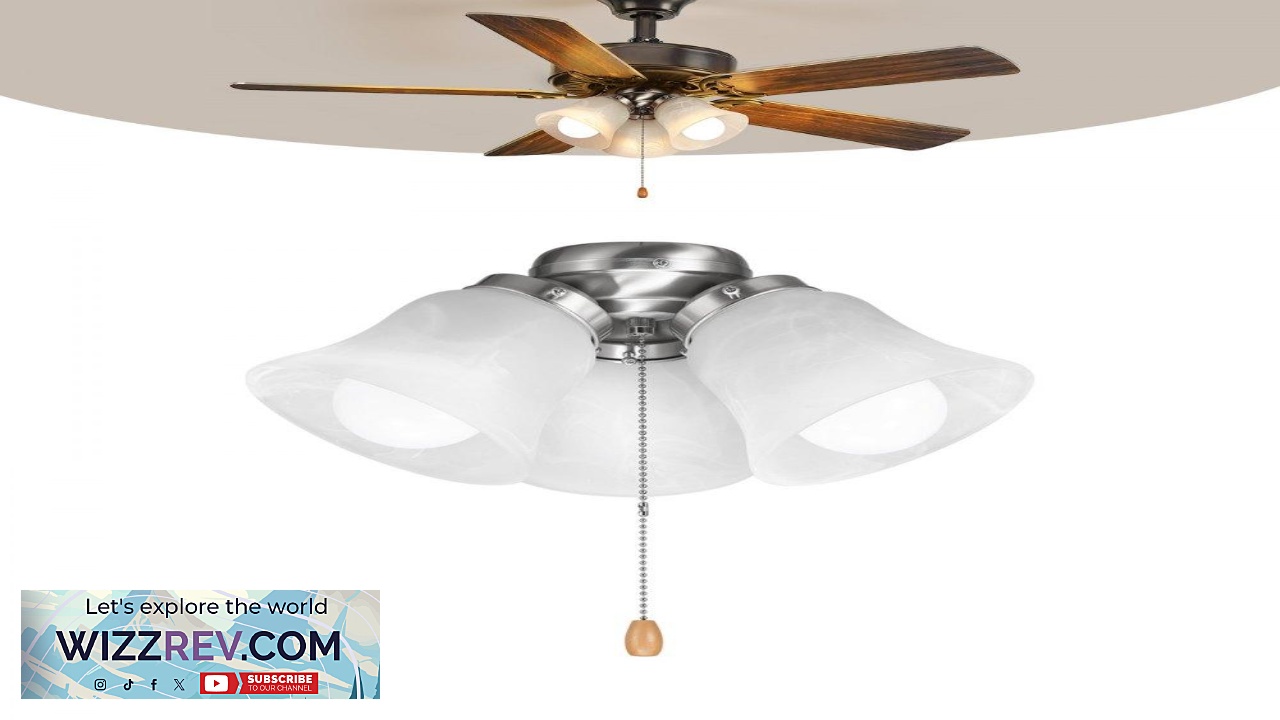 Thumbnail for VEVOR Ceiling Fan Light Kit Three Light 3000K 750lm Fan Light Kit