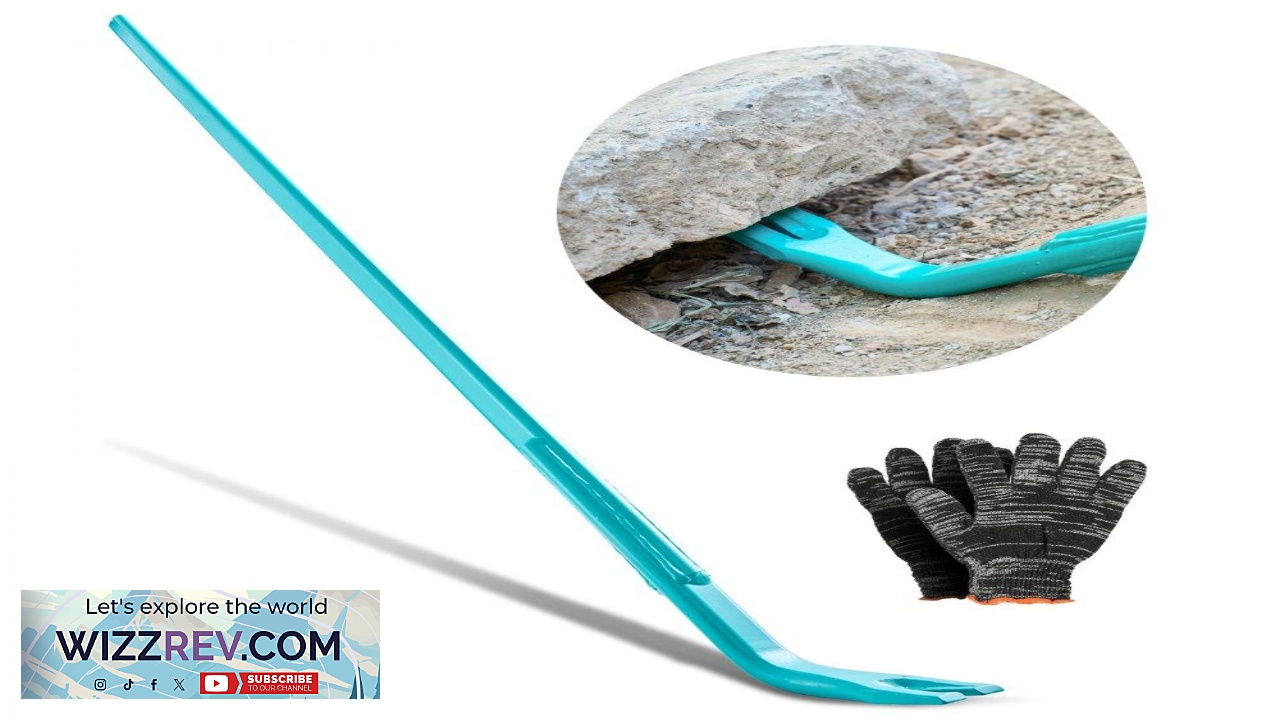 Thumbnail for VEVOR Prylever Bar 2000 lbs Weight Capacity 52.5 Inch Heavy Duty Carbon