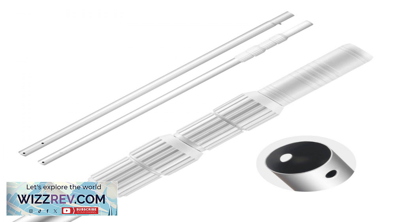 Thumbnail for VEVOR Swimming Pool Extension Pole  3.4 to 12 Ft Telescopic