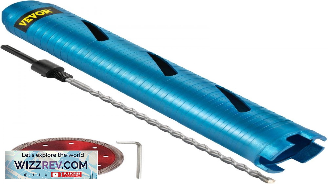 Thumbnail for VEVOR Core Drill Bit 2 " 50.8 mm Diameter 5 8 " 11 Threaded 9.5 "