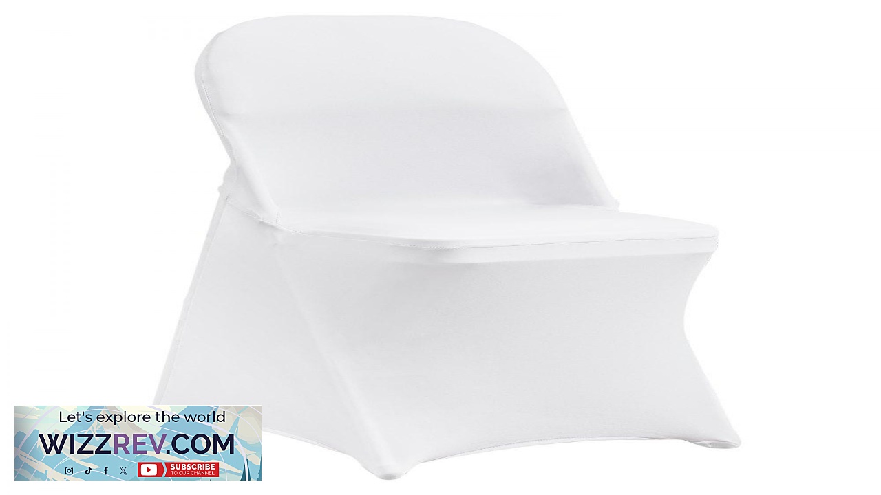 Thumbnail for VEVOR Stretch Spandex Folding Chair Covers Universal Fitted Chair Cover Removable Washable