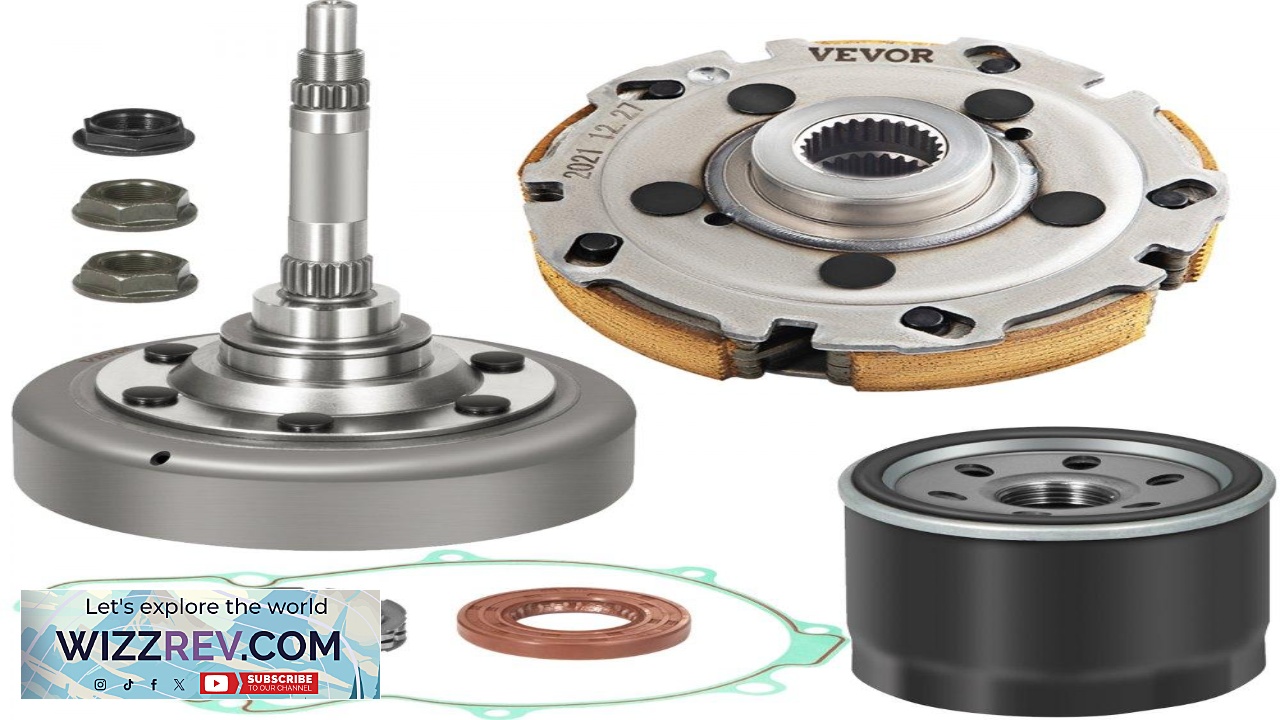 Thumbnail for VEVOR Wet Clutch Kits Assembly compatible with UTV ATV 500 700 MSU 500