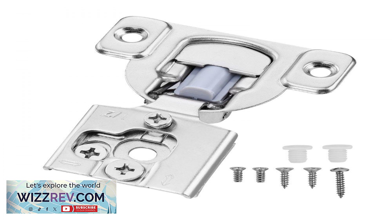 Thumbnail for VEVOR Cabinet Hinges 20 Packs Partial Overlay Kitchen Cabinet Door Hinges 105