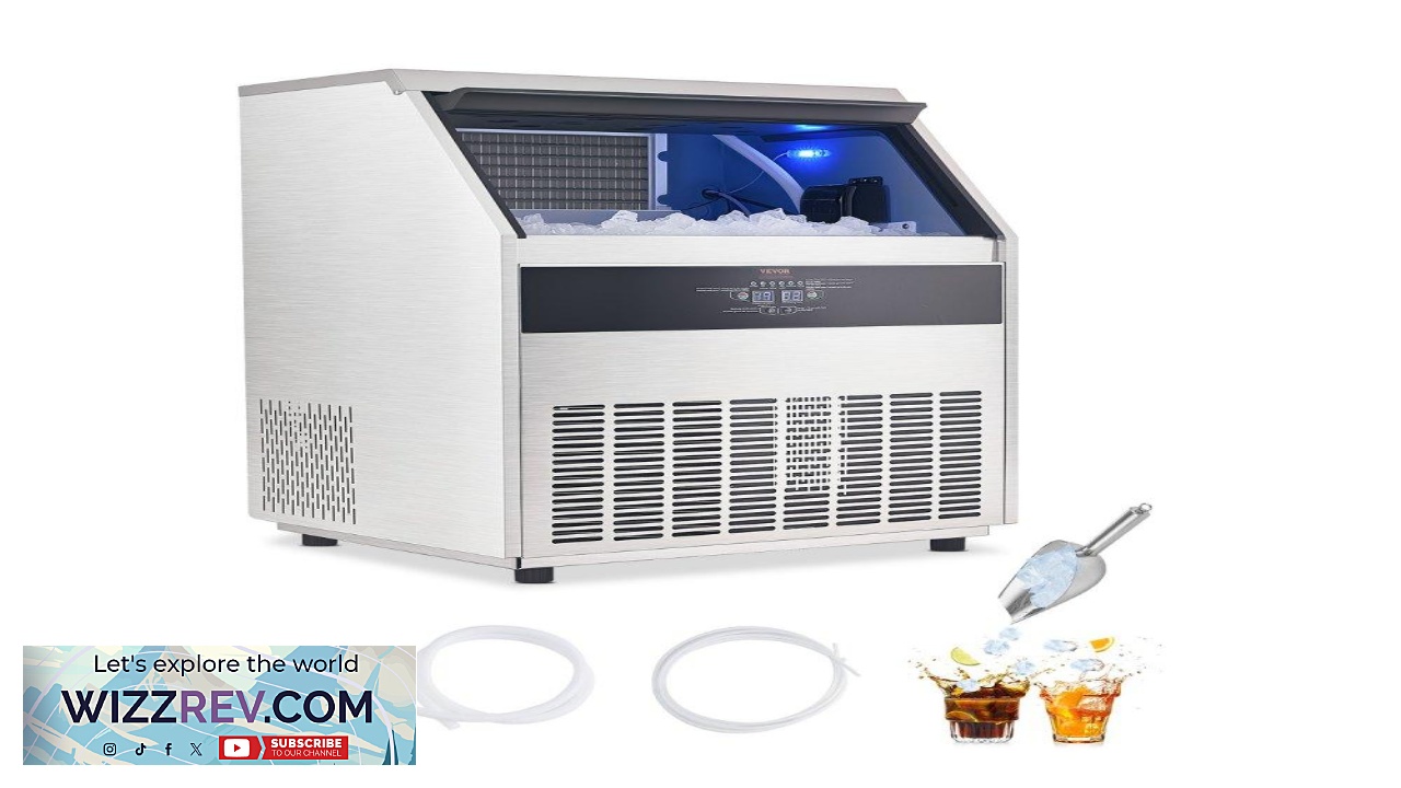 Thumbnail for VEVOR Ice Cube Maker Machine for 440 lbs Daily Output