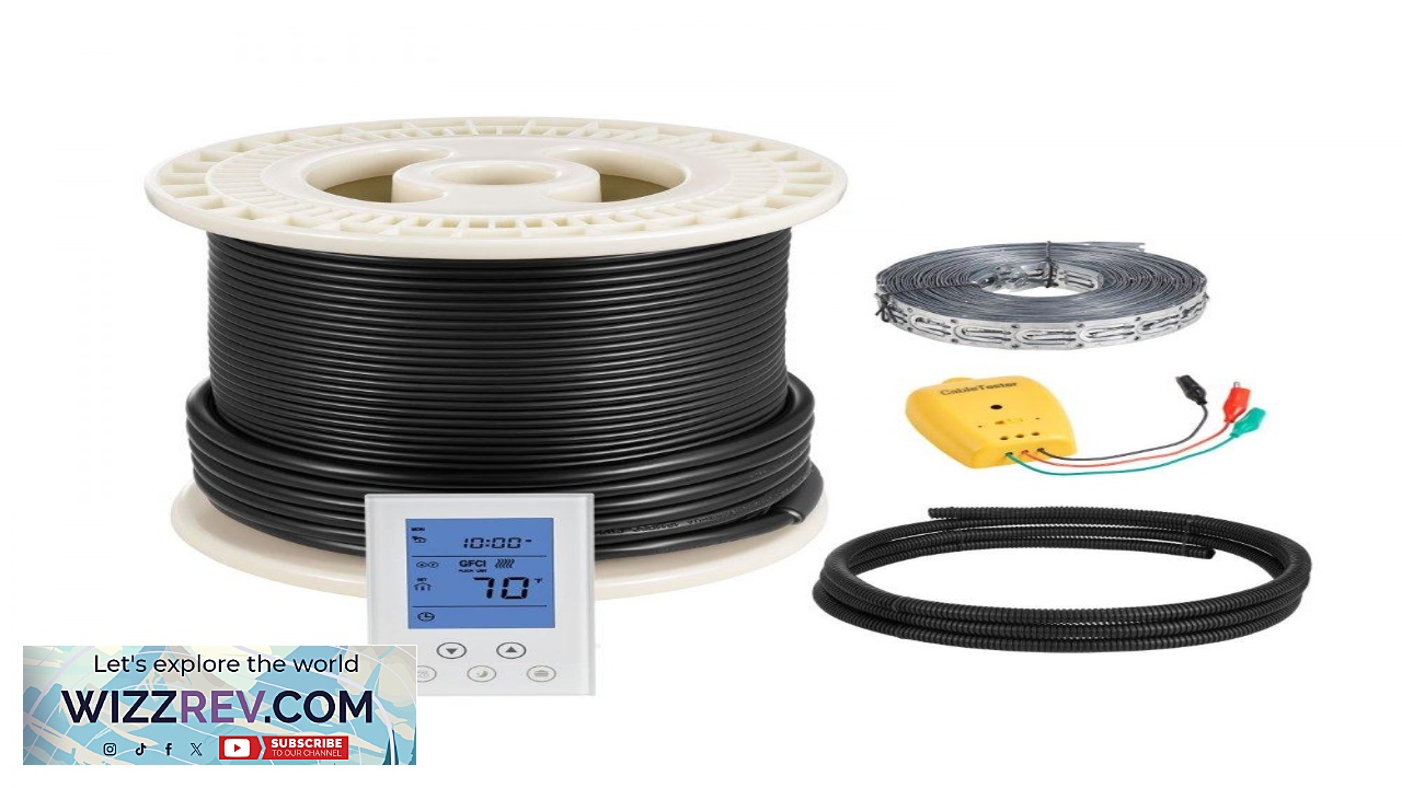 Thumbnail for VEVOR Electric Underfloor Heating Cable  120V Radiant Heat
