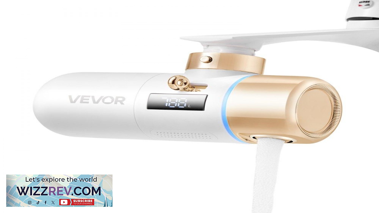 Thumbnail for VEVOR Sink Filter for Skin  0.2m Micro Nano Bubble