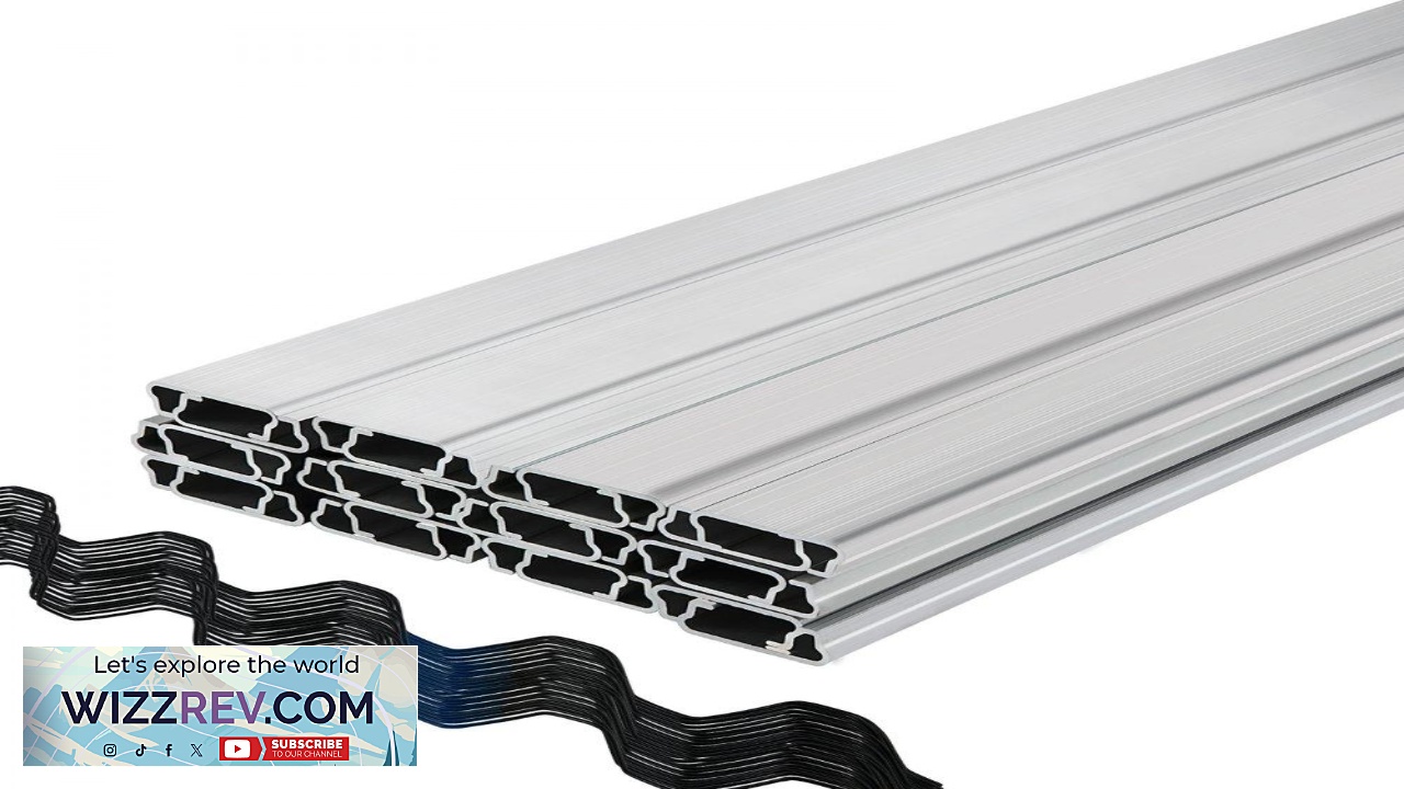 Thumbnail for VEVOR Spring Wire and Lock Channel 6.56ft Spring Lock & U Channel Bundle
