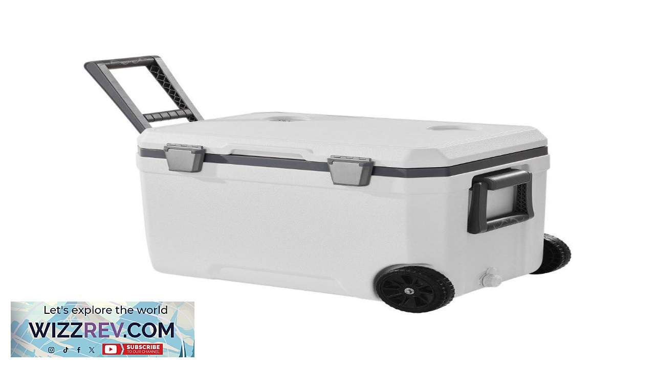 Thumbnail for VEVOR 45 QT Cooler With Wheels  Holds 64 Cans 60 Hr