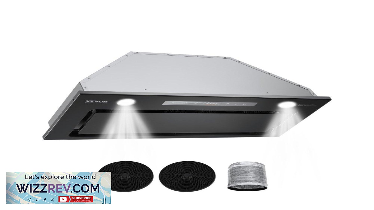 Thumbnail for VEVOR 30 Inch Range Hood Insert  800CFM 65 dB Noise Level