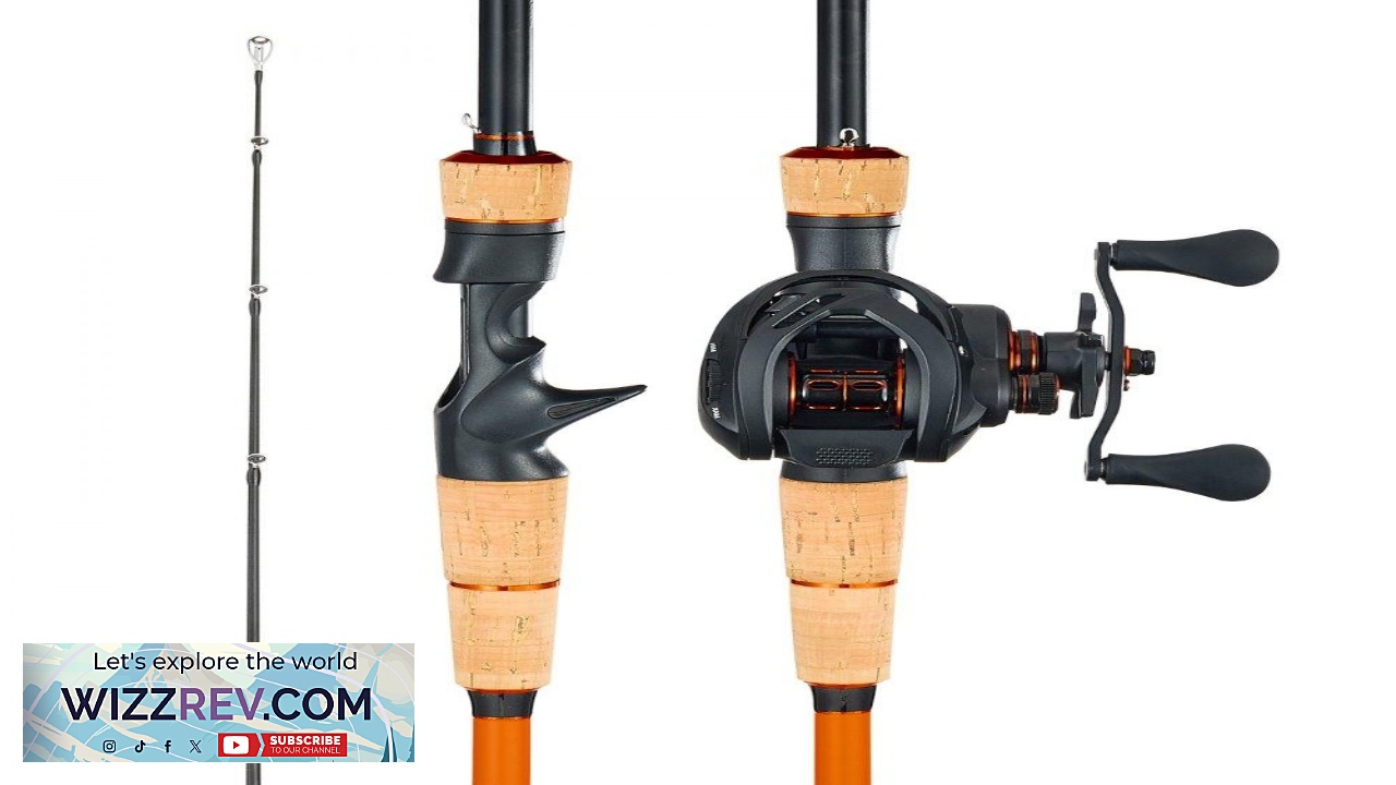 Thumbnail for VEVOR Rod and Fishing Reel Combo IM7 Carbon Fiber Baitcasting Rod