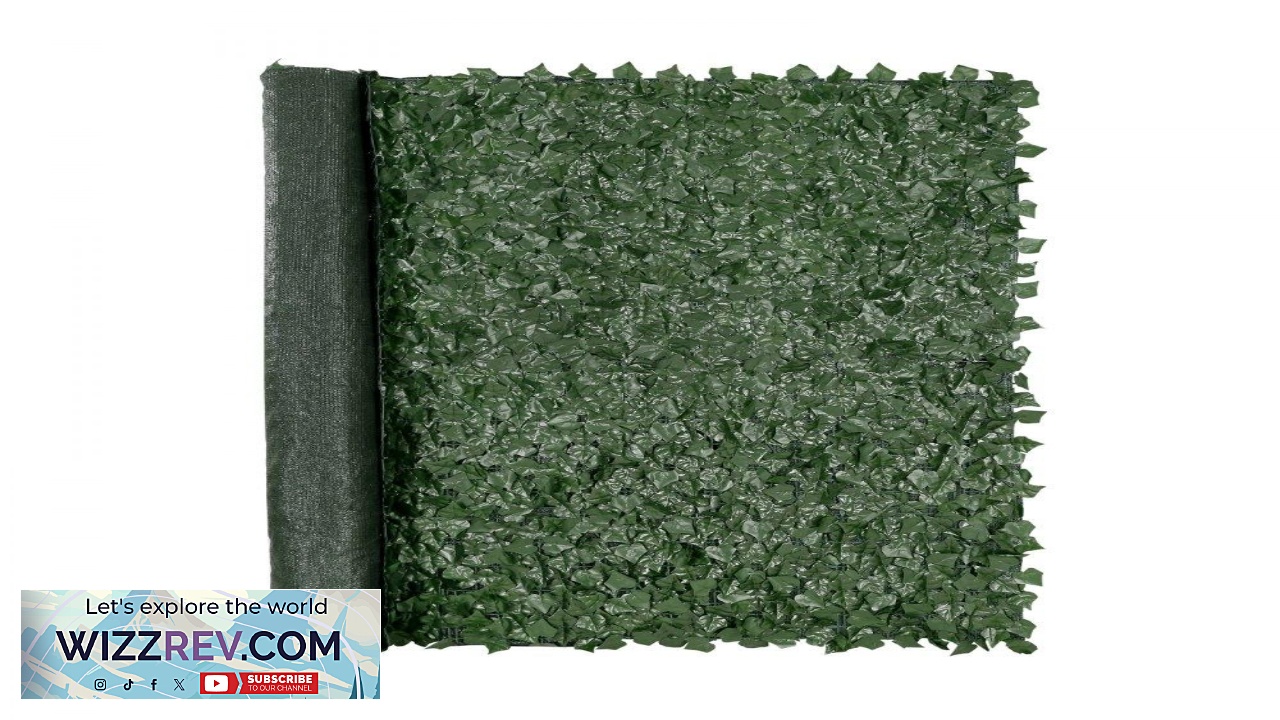 Thumbnail for VEVOR Ivy Privacy Fence 96 x 72 in Artificial Green Wall Screen