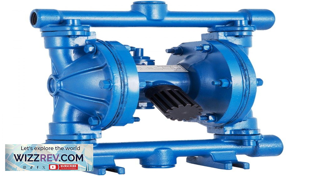 Thumbnail for VEVOR Air Operated Double Diaphragm Pump 1 2 in Inlet & Outlet Cast Iron