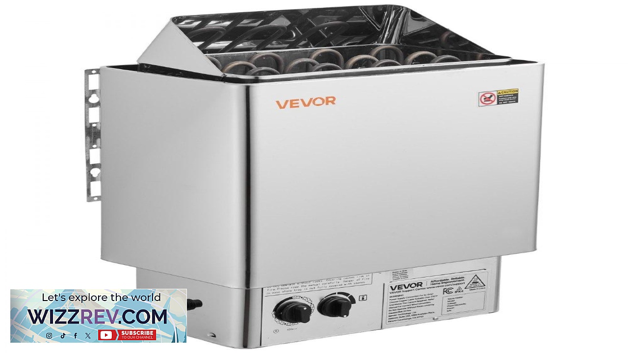 Thumbnail for VEVOR 240 Volt Sauna Heater  6KW 317 Cu.Ft Capacity