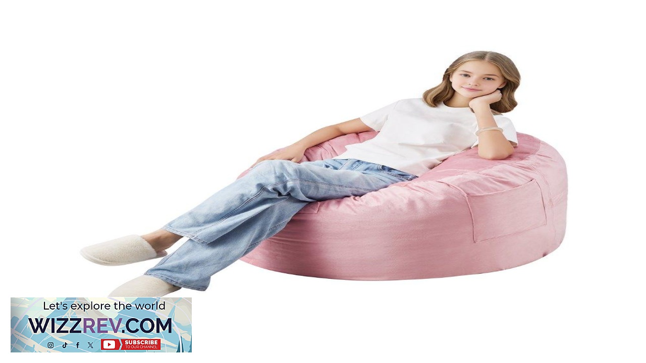 Thumbnail for VEVOR Washable Bean Bag ChairsStyle and Velvet Comfort