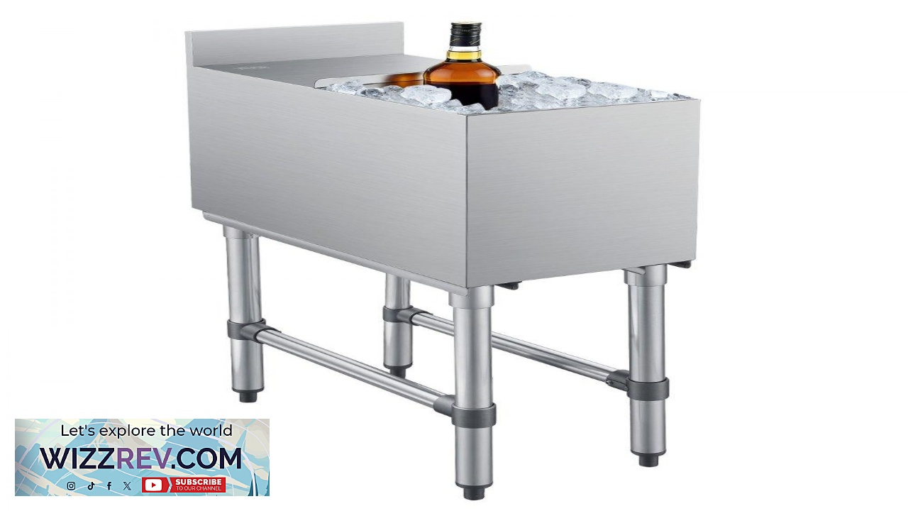 Thumbnail for VEVOR Commercial Ice Bin 39.6 Qt Max Capacity 12 x 24 x