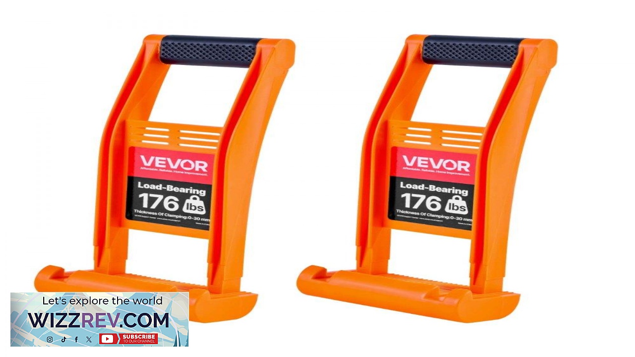 Thumbnail for VEVOR Drywall Panel Carrier  2 Pack 176 lbs ABS Plastic