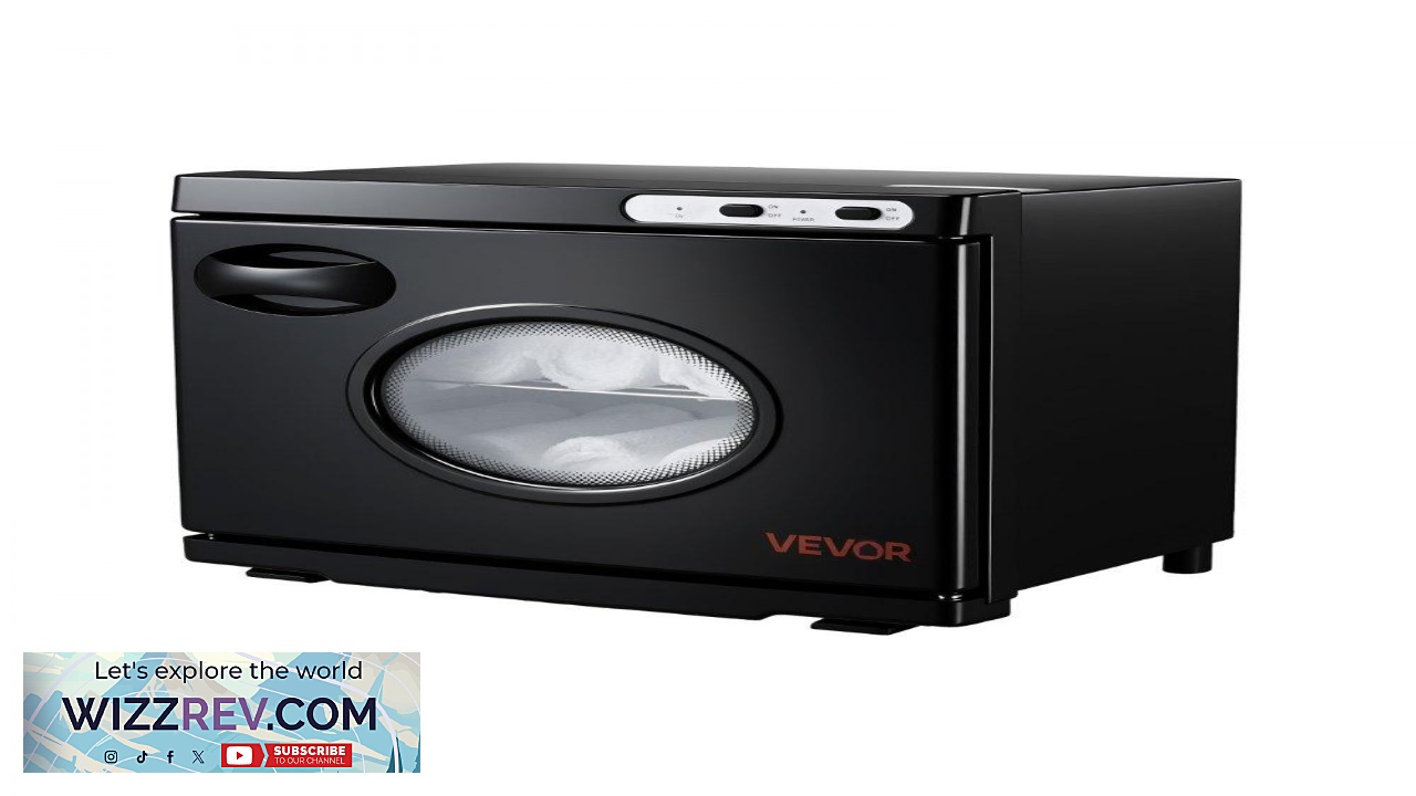 Thumbnail for VEVOR Black Towel Warmer Cabinet 5 Gal 36 Towels 80C