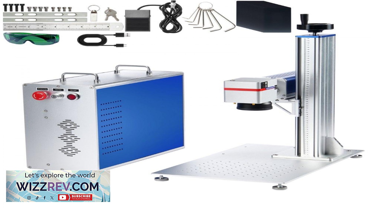 Thumbnail for VEVOR Fiber Laser Marking Machine Best Build 30W  4000mm s