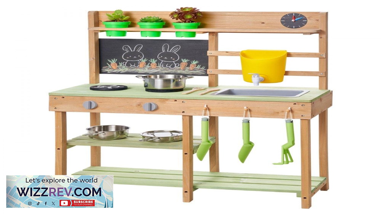 Thumbnail for VEVOR Mud Kitchen Outdoor Mud Kitchen for Kids Wood Outdoor Play Kitchens