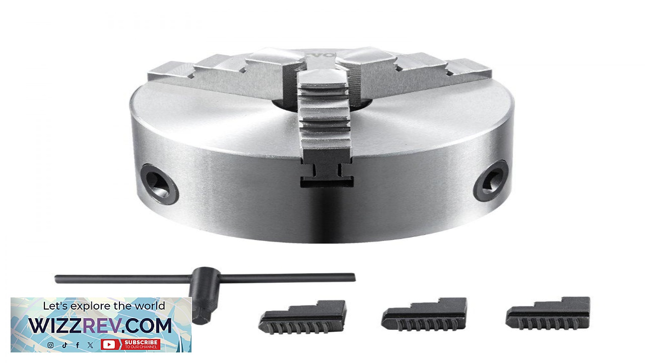 Thumbnail for VEVOR 3 Jaw Lathe Chuck 6'' Self Centering Lathe Chuck 0.14 6.3 in 3.5 160 mm