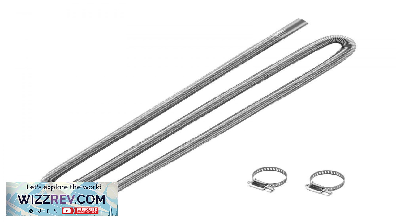 Thumbnail for VEVOR Exhaust Hose 77.95 inch Stainless Steel Exhausts Hose Diesel Heater Flexible