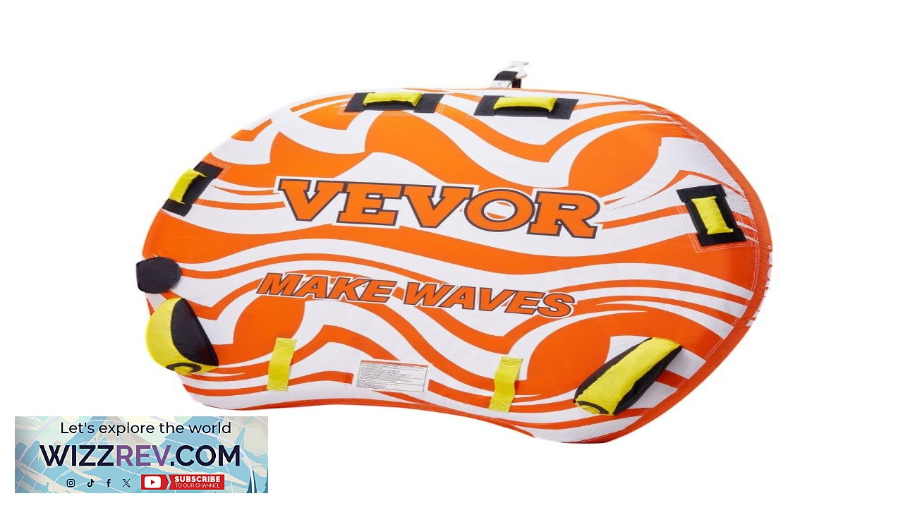 Thumbnail for VEVOR Towable Boating Tubes 2 Person UV Resistant Design