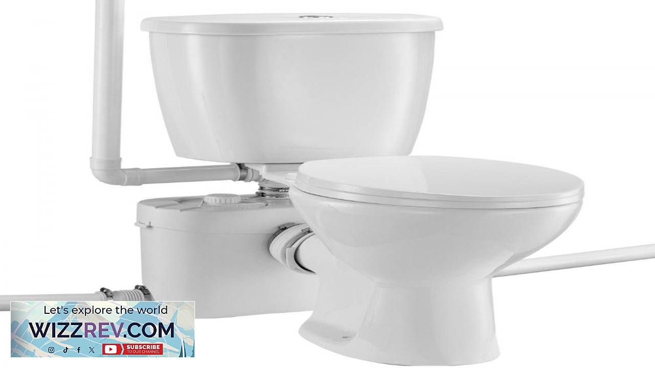 Thumbnail for VEVOR Upflush Basement Toilet 700W motor 4 inlet