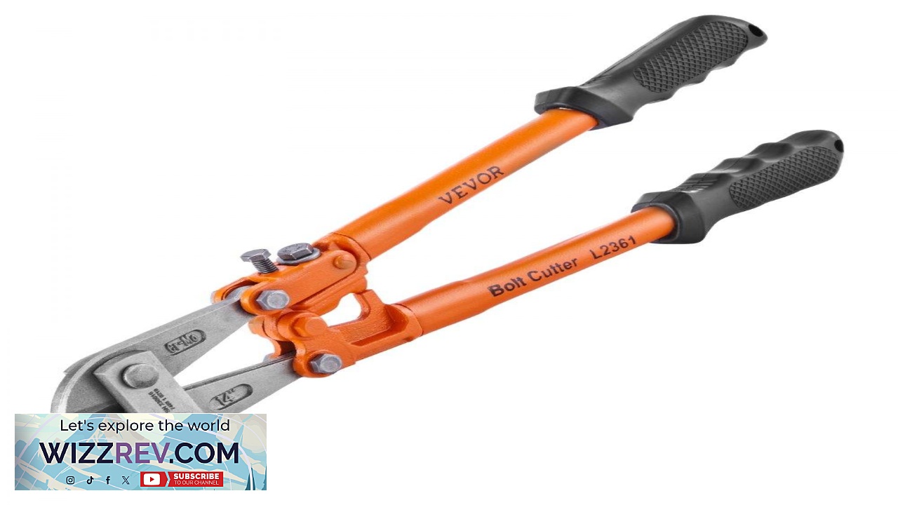 Thumbnail for VEVOR Bolt Cutter 14" Lock Cutter Bi Material Handle with Soft Rubber Grip