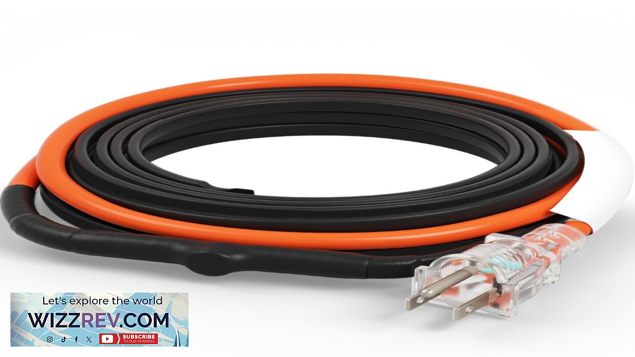 Thumbnail for VEVOR Self Regulating Pipe Heating Cable 9FT 5W FT Heat Tape for Pipes Freeze
