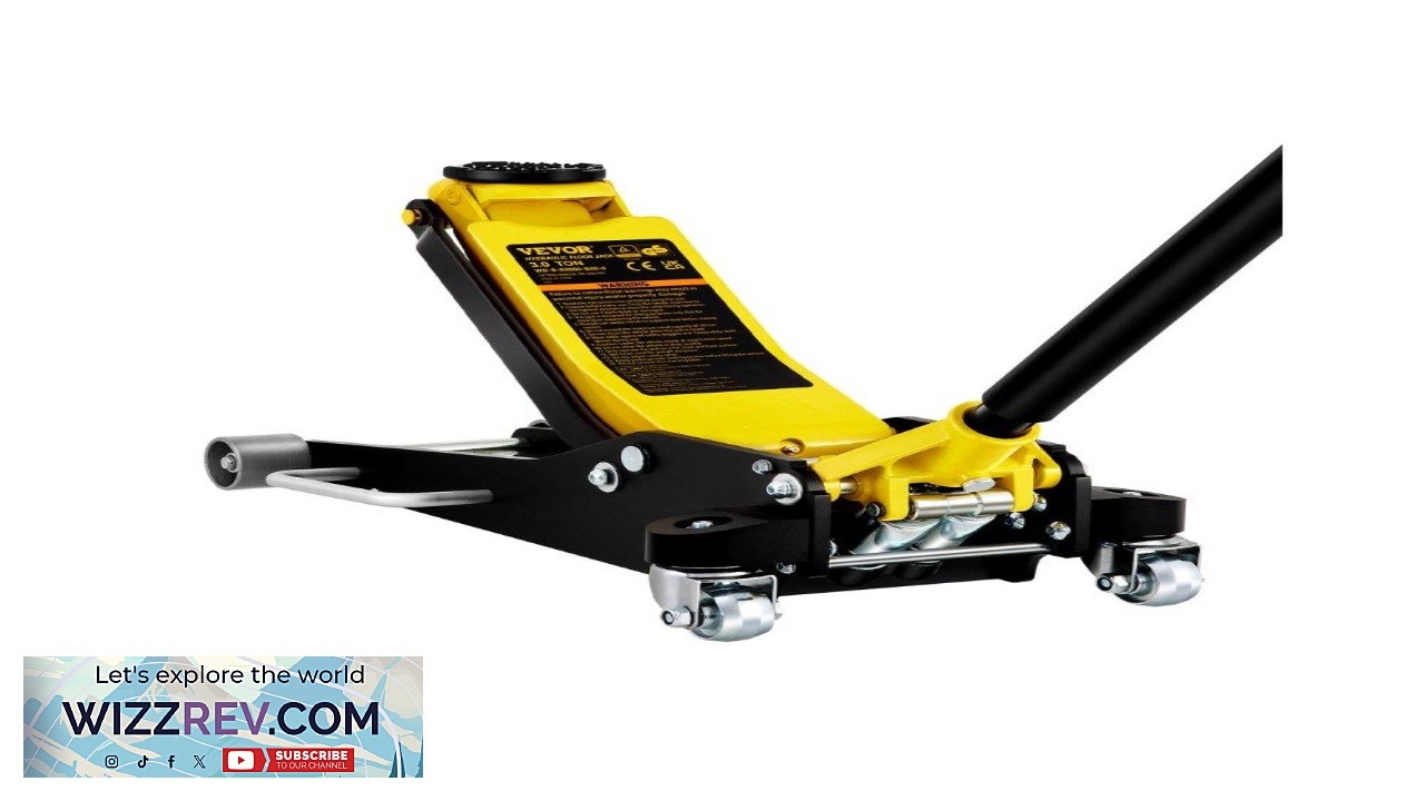 Thumbnail for VEVOR Floor Jack 3 Ton Low Profile Floor Jack Aluminum and Steel