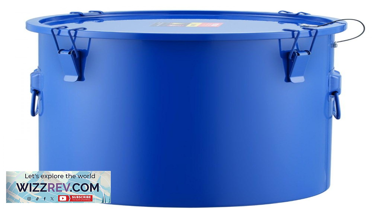 Thumbnail for VEVOR Fryer Grease Bucket 8 Gal Oil Disposal Caddy Carbon Steel Fryer