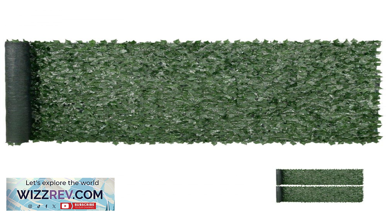 Thumbnail for VEVOR Ivy Privacy Fence 59 x 158in Artificial Green Wall Screen Greenery