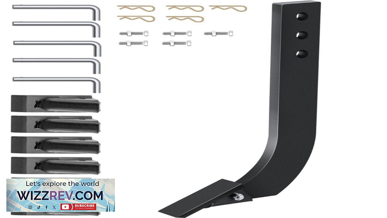 Thumbnail for VEVOR 5pcs Box Blade Shank 16 ' ' Scarifier Shank 3 Holes Box Scraper