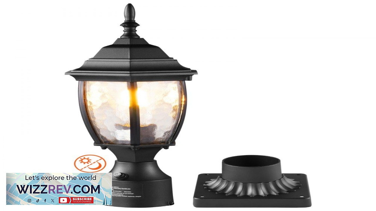 Thumbnail for VEVOR Outdoor Lamp Post Light Fixtures __ Stylish & Durable