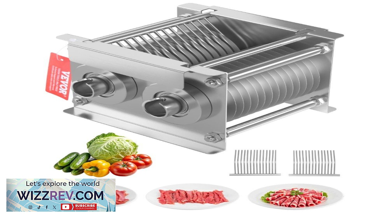 Thumbnail for VEVORs Meat Cutter Machine Blade Sharp 86 mm Edges