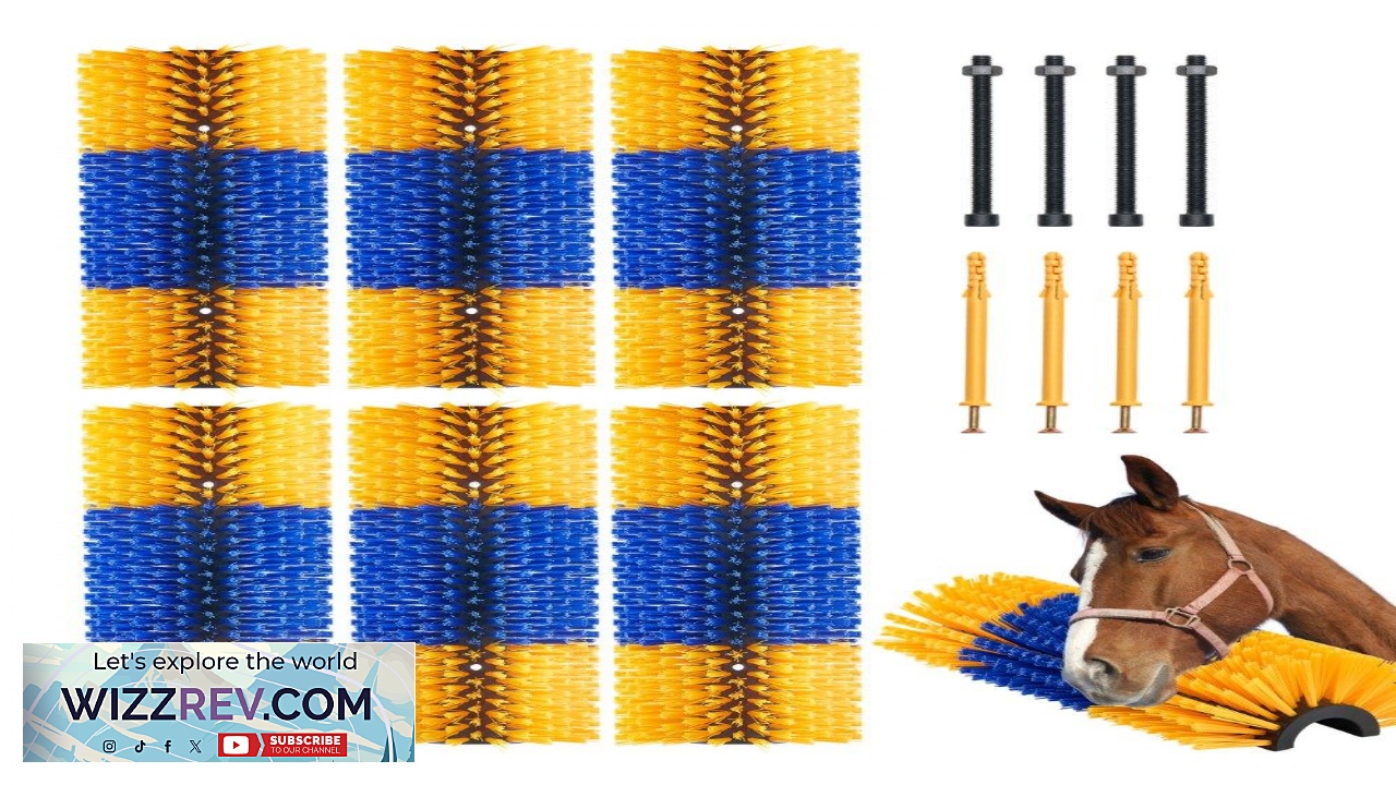Thumbnail for VEVOR Cow Scratching Post Durable Easy Mount Brush