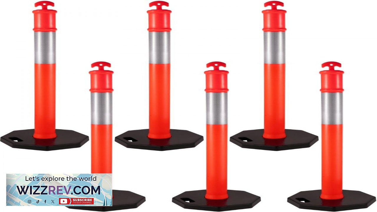 Thumbnail for VEVOR Channelizer Cones  Durable Reflective & Portable